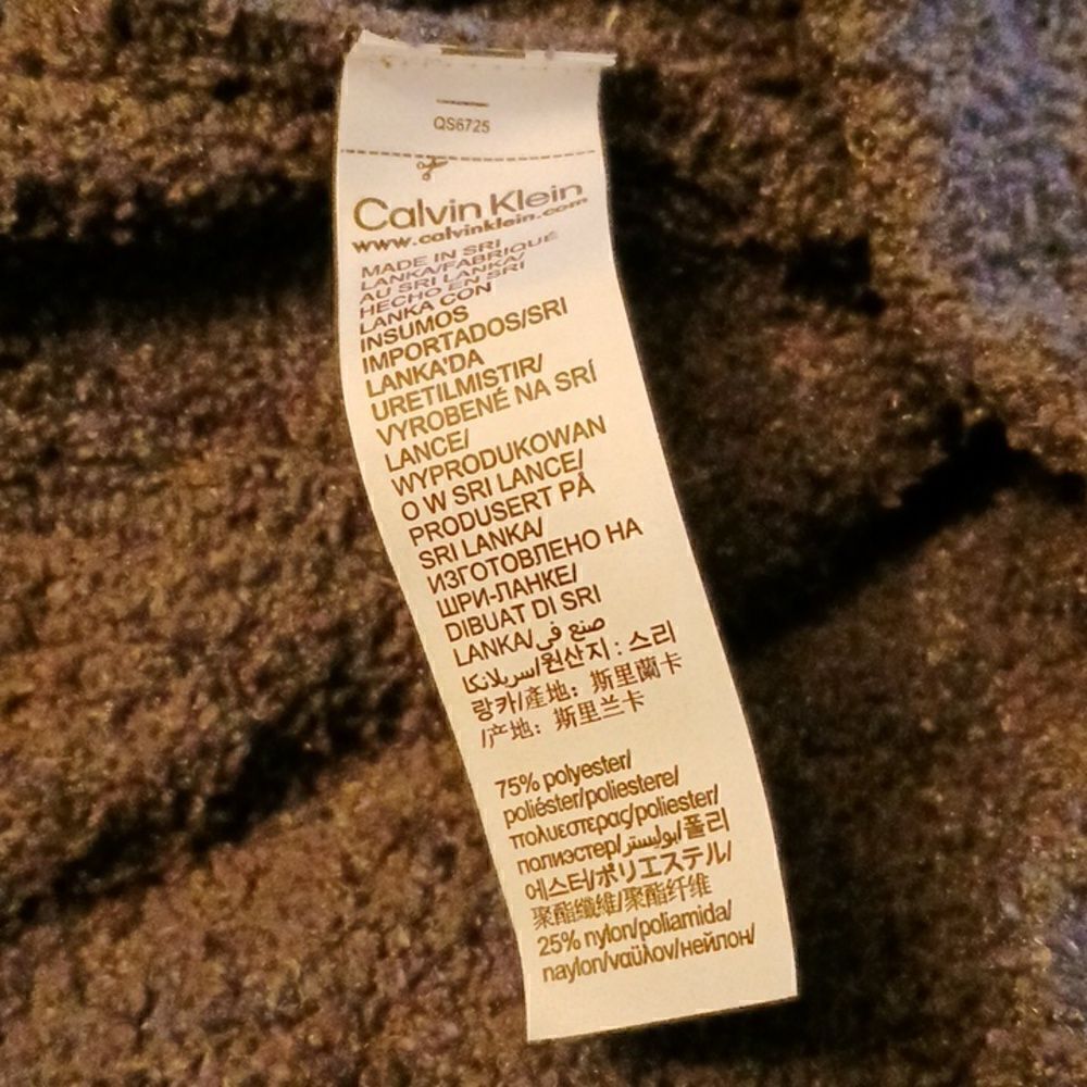 Calvin Klein Boulce Hoodie Dress with Pockets Sleep Lounge Sz SMALL NWT Grey - Picture 7 of 8